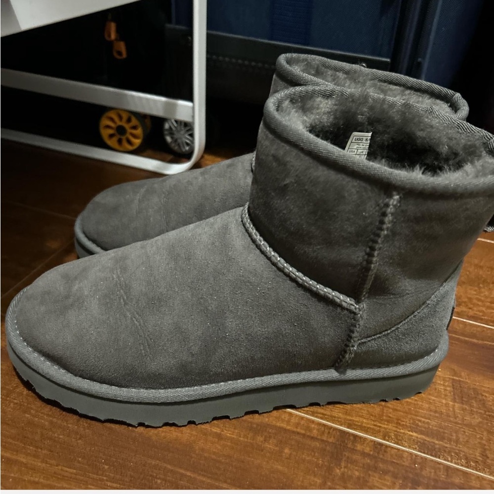 Ugg Cozy Gray Suede Boots